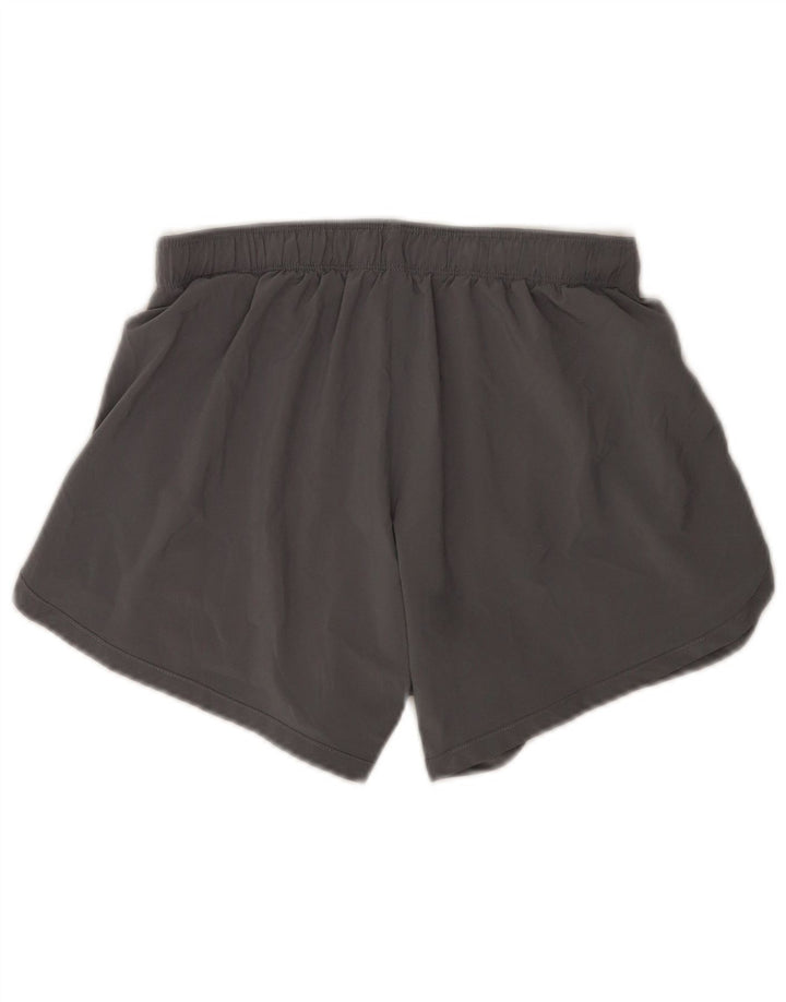 Pantaloni scurți sport Nike Dri Fit pentru femei UK 8 Small Gri Poliester