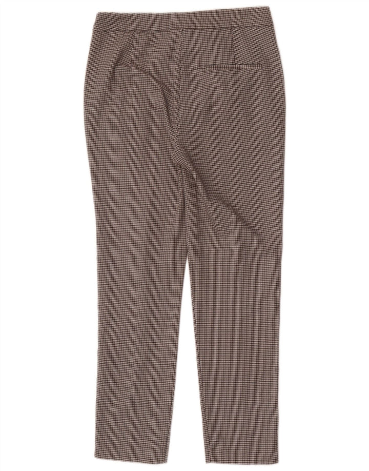 Pantaloni chino subțiri pentru femei Zara Mediu L28 L27 Poliester cu picior de găină gri