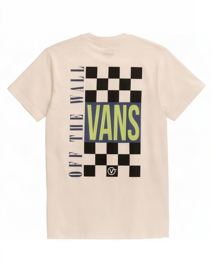 Tricou grafic Vans pentru bărbați Top mic, alb, bumbac