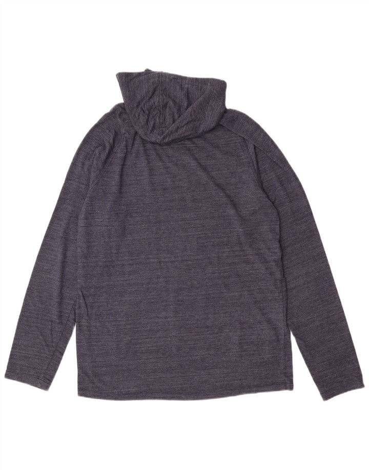 THE NORTH FACE Mens Hoodie Jumper Small Navy Blue Polyester