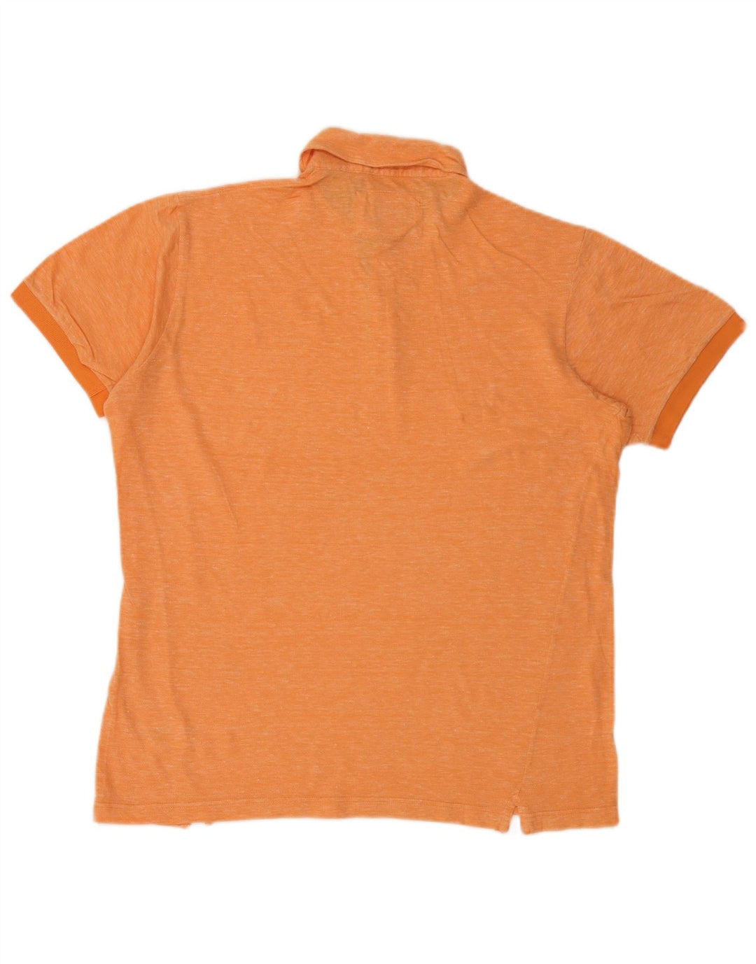 Tricou polo Boggi pentru bărbați, mare portocaliu, bumbac cu pete