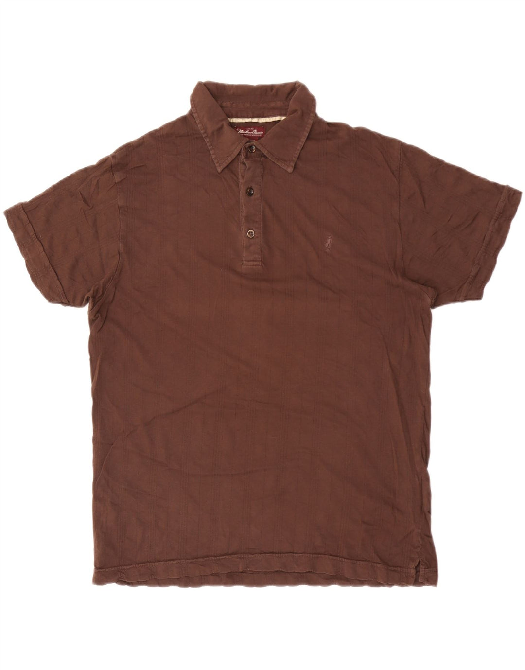 Tricou polo Marlboro Classics pentru bărbați, cu dungi maro mari