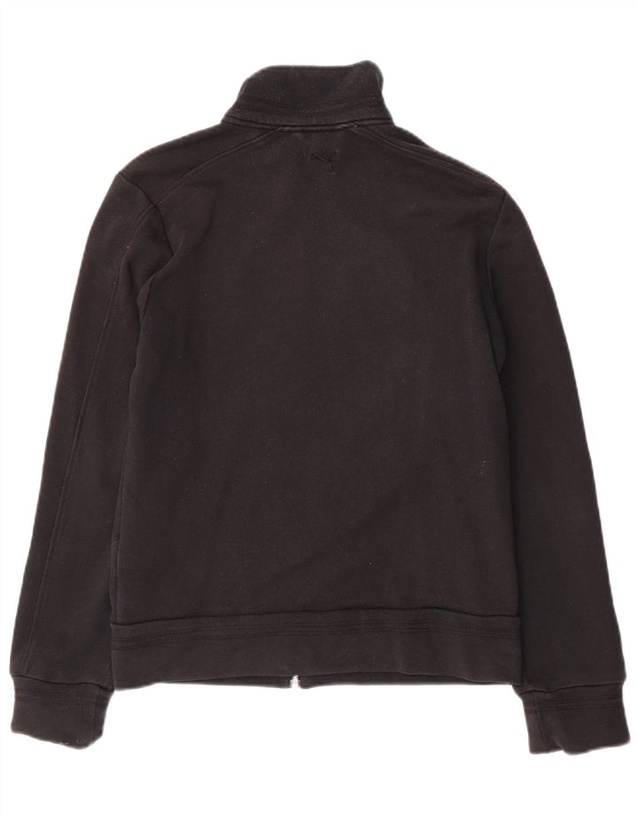 Jachetă de top pentru trening Puma pentru femei, UK 12, bumbac mediu negru