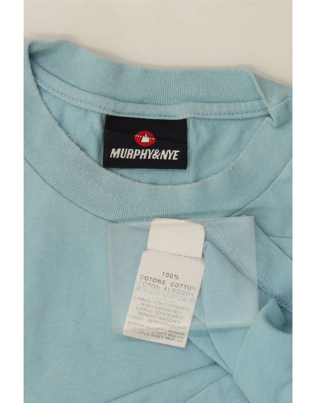 Tricou grafic Murphy & Nye pentru bărbați Top mare, albastru, bumbac