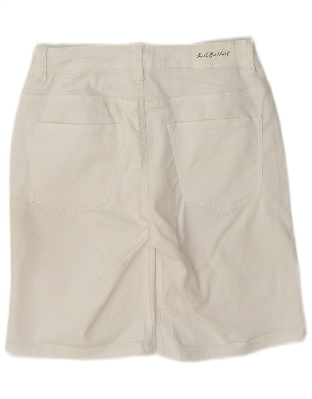 Red Button Pantaloni scurti casual pentru femei EU 36 Small W27 Bumbac alb