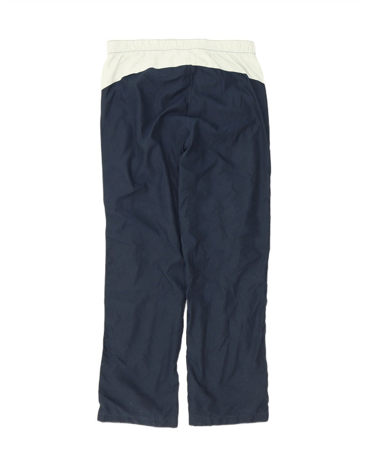 CHAMPION Mens Tracksuit Trousers Large Navy Blue Colourblock Polyester