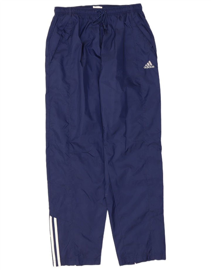 Pantaloni de trening Adidas pentru bărbați, poliester mediu albastru bleumarin