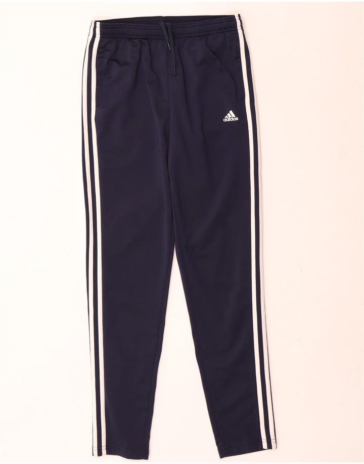 Pantaloni de trening Adidas pentru baieti 13-14 ani, bleumarin