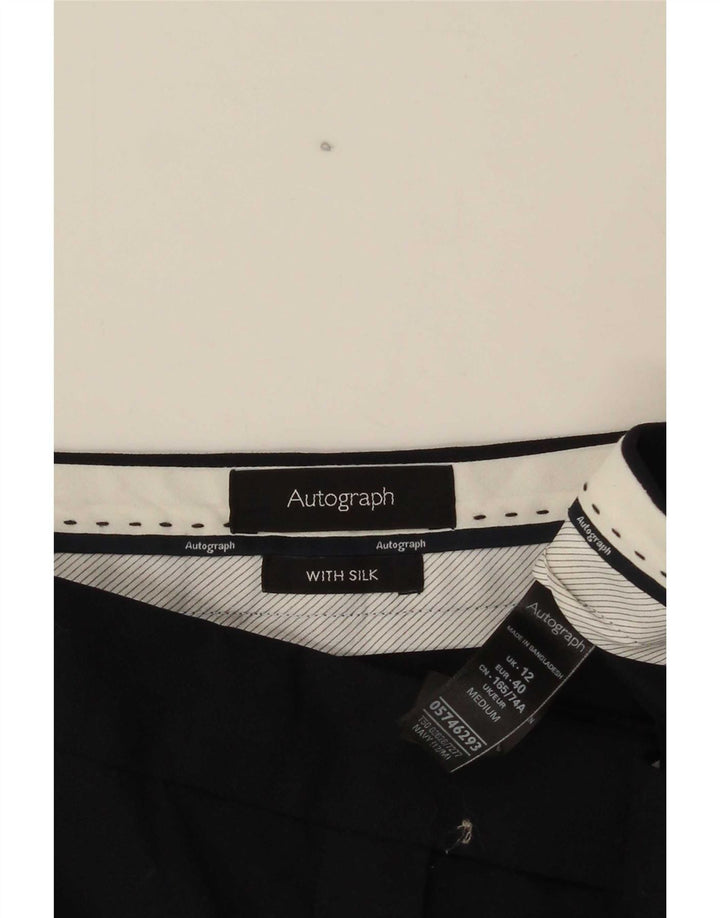 Pantaloni chino pentru femei Marks & Spencer UK 12 Medium W32 L30 Bleumarin
