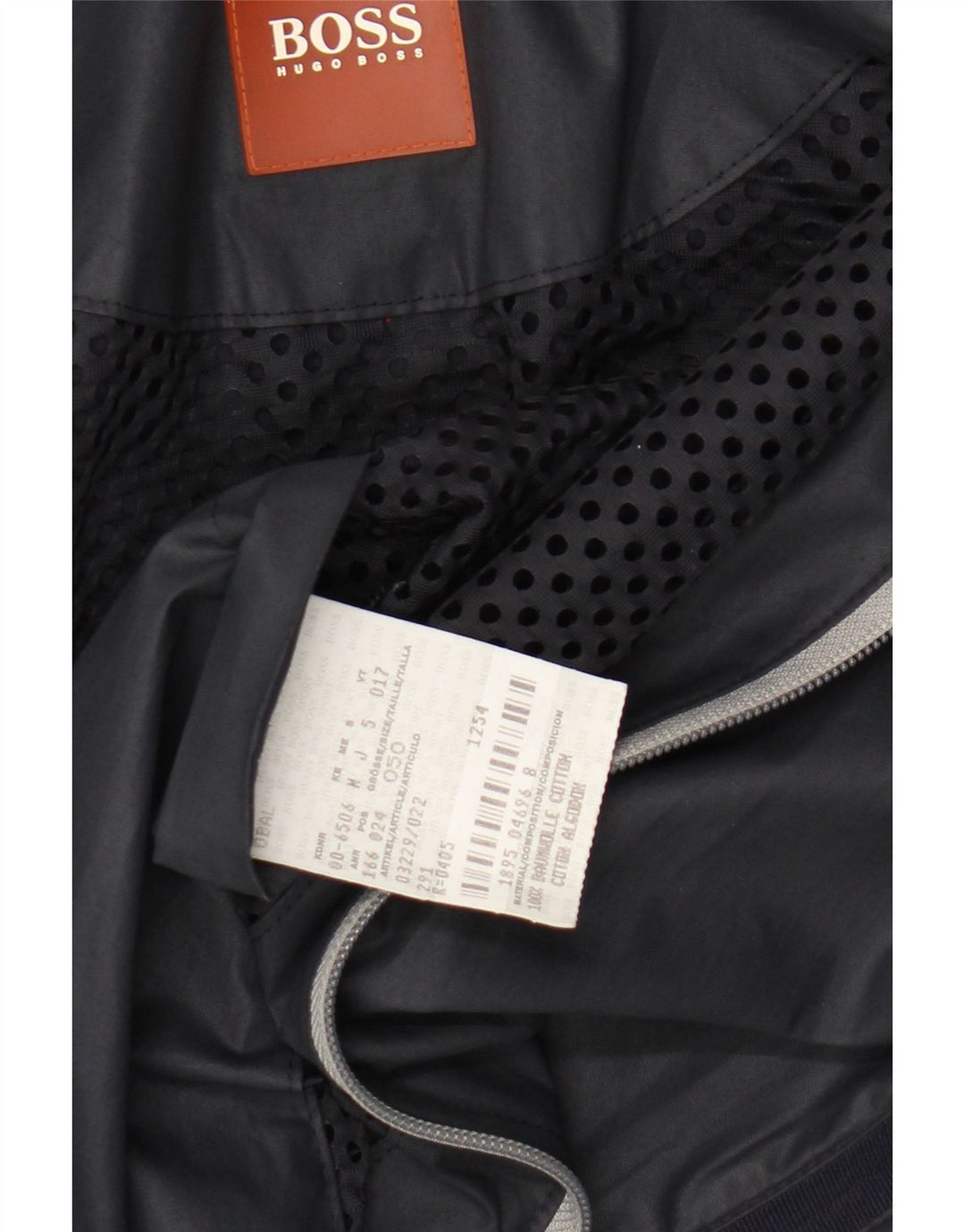 Geacă bomber pentru bărbați Hugo Boss IT 50 mare bumbac bleumarin