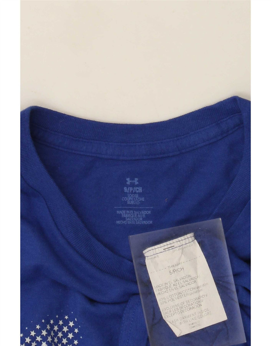 Tricou grafic Under Armour pentru bărbați Top mic, albastru, bumbac