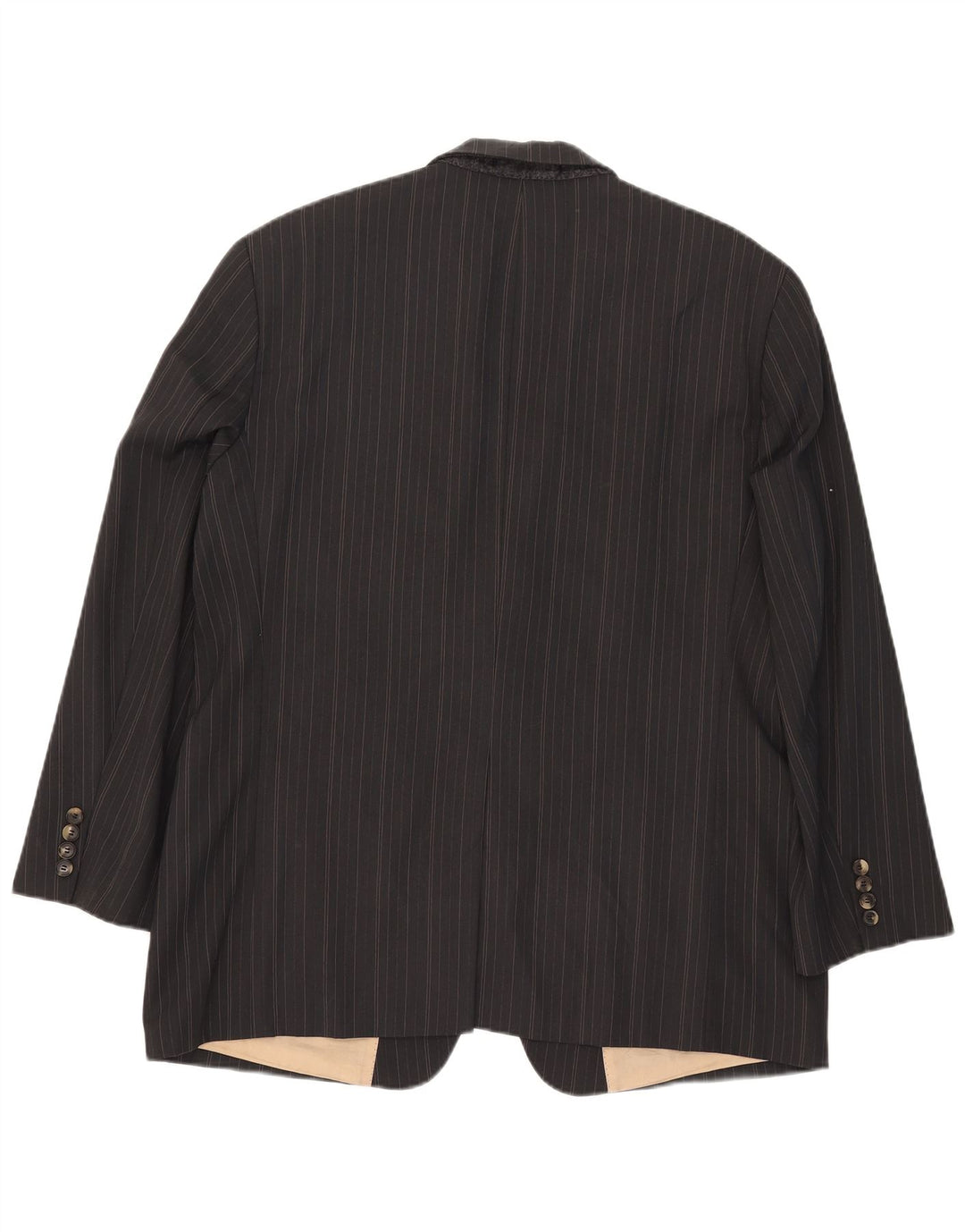 Blazer pentru bărbați Hugo Boss cu 3 nasturi IT 40 Lână mare cu dungi gri