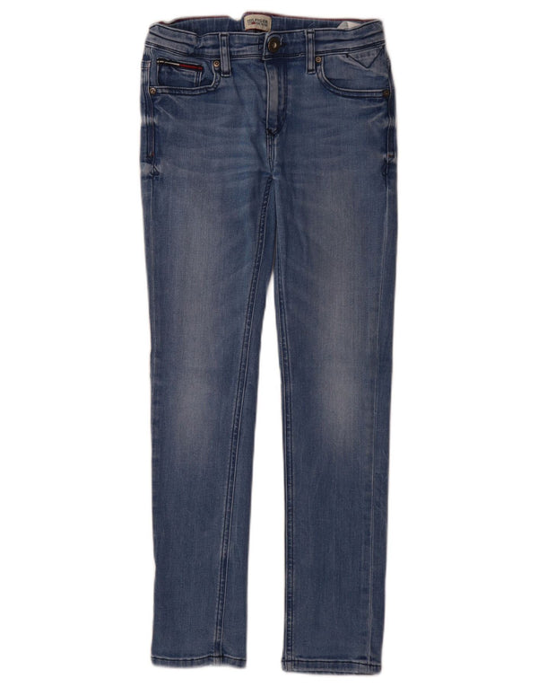 Blugi skinny pentru băieți Tommy Hilfiger 9-10 ani L24 L27 Bumbac albastru