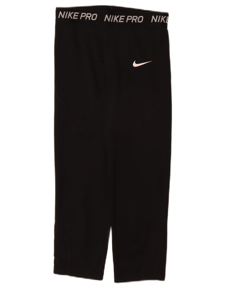 Pantaloni de trening grafic pentru fete NIKE 7-8 ani poliester negru