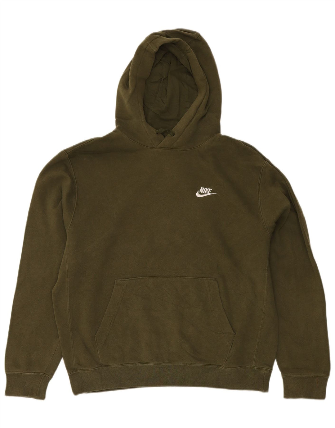 Pulover Nike pentru bărbați, bumbac kaki mediu