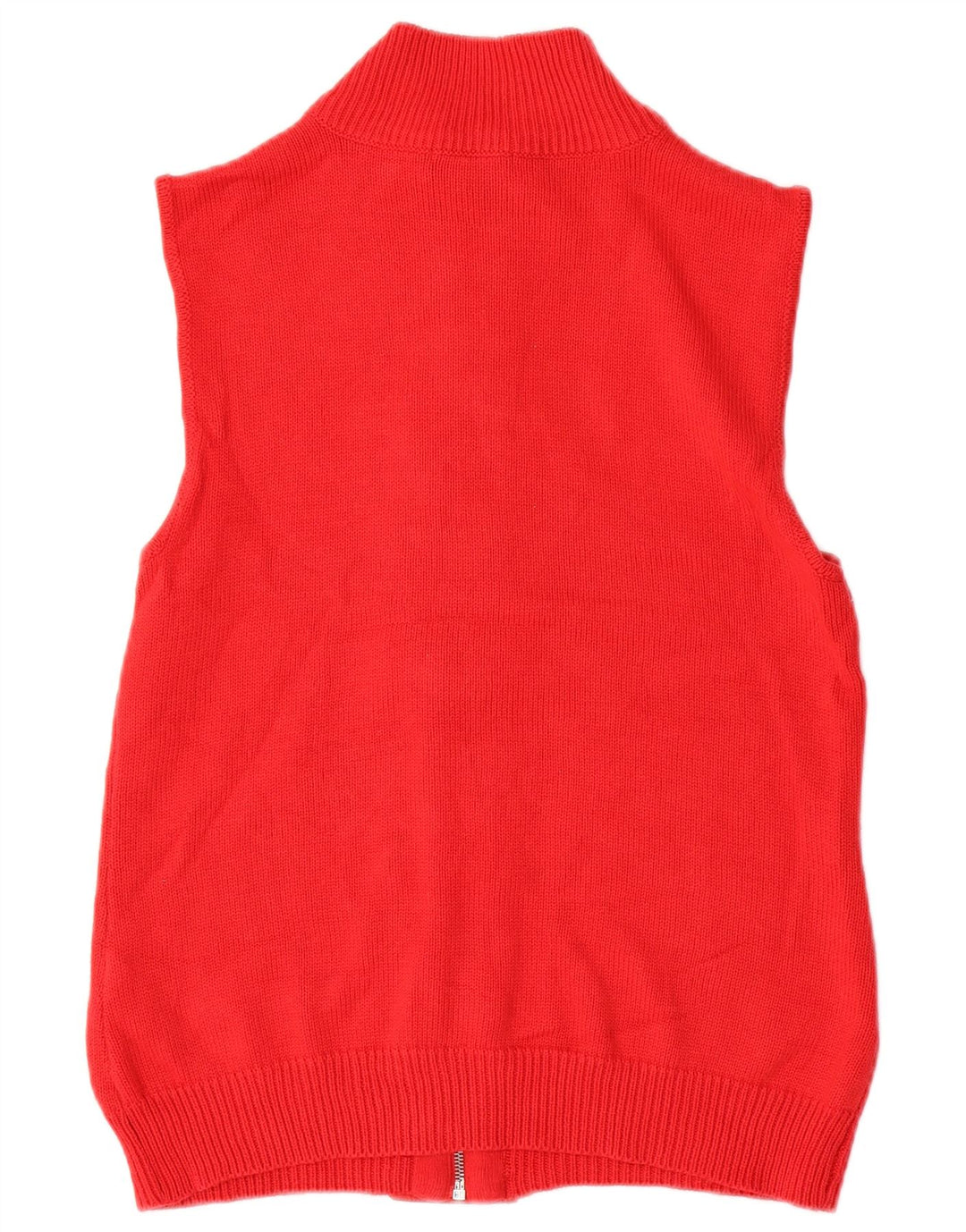 Pulover cardigan fără mâneci CHAPS pentru femei UK 16, mare, roșu, bumbac