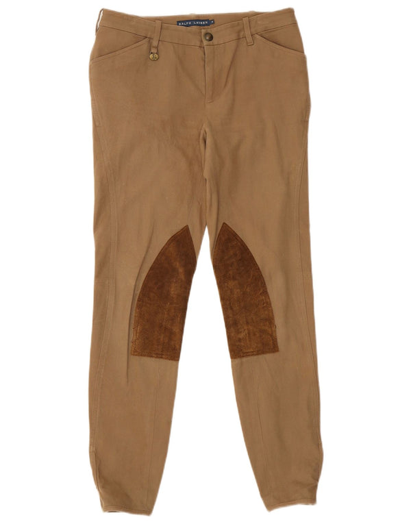 Pantaloni de călărie pentru femei Ralph Lauren US 4 Small W28 L27 Brown Colorblock