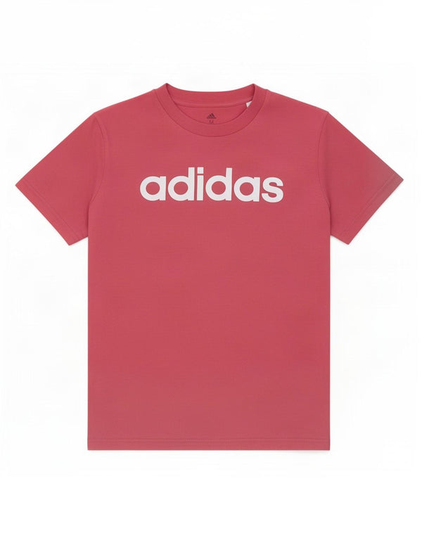 Tricou grafic Adidas pentru femei Top UK 12/14 Medium Pink Bumbac