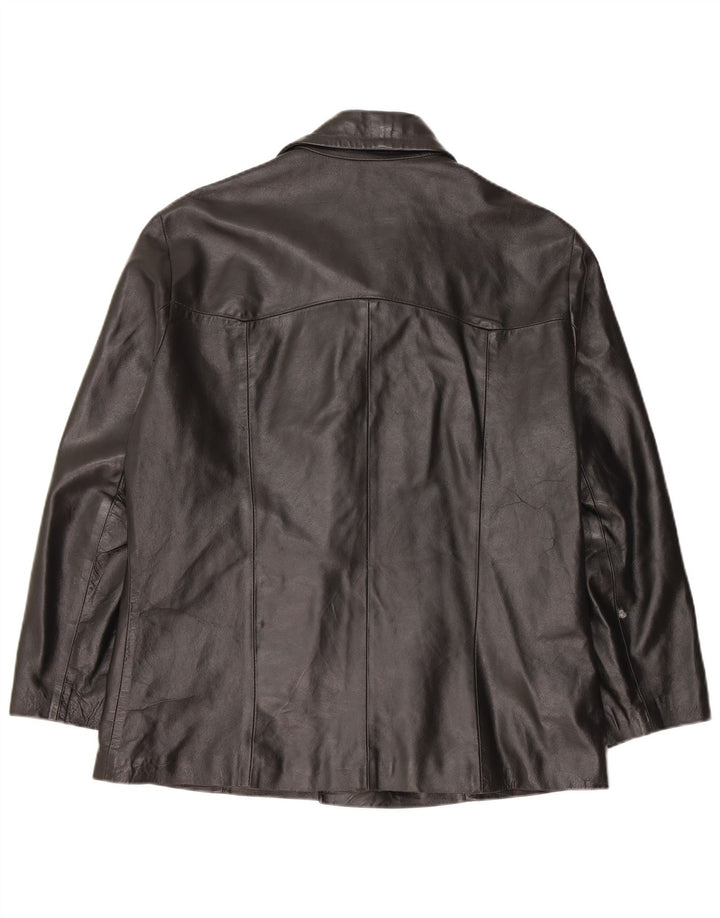 Jachetă de piele pentru bărbați Mitici Anni UK 38 Medium Black Leather