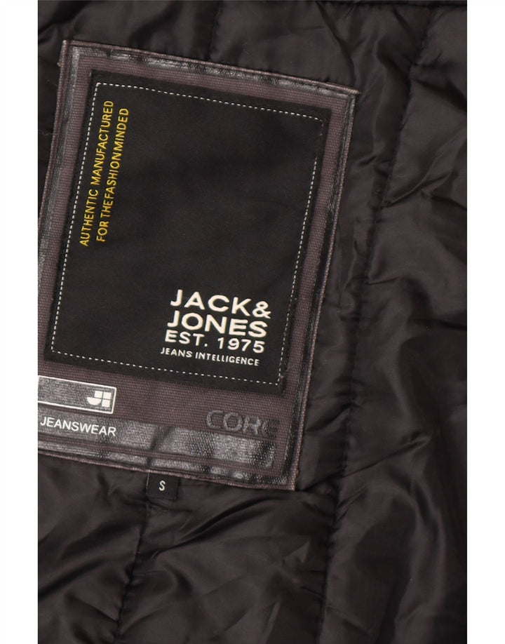 Jack & Jones jachetă bomber cu glugă pentru bărbați UK 36 Poliamidă neagră mică