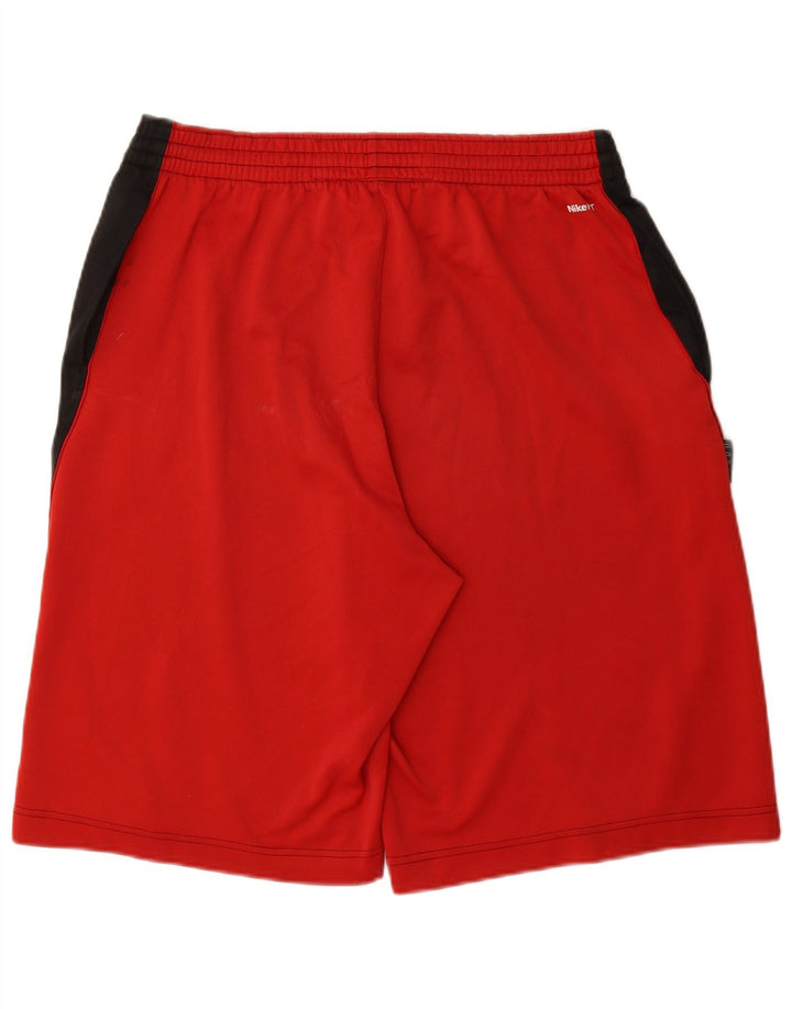 Pantaloni scurți sport grafic Nike pentru bărbați, mari, negru, din poliester