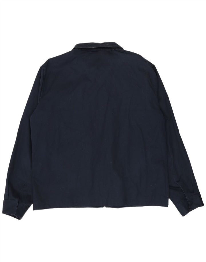 Geacă Bomber pentru bărbați Marks & Spencer Autograph UK 42 XL Bumbac, albastru bleumarin