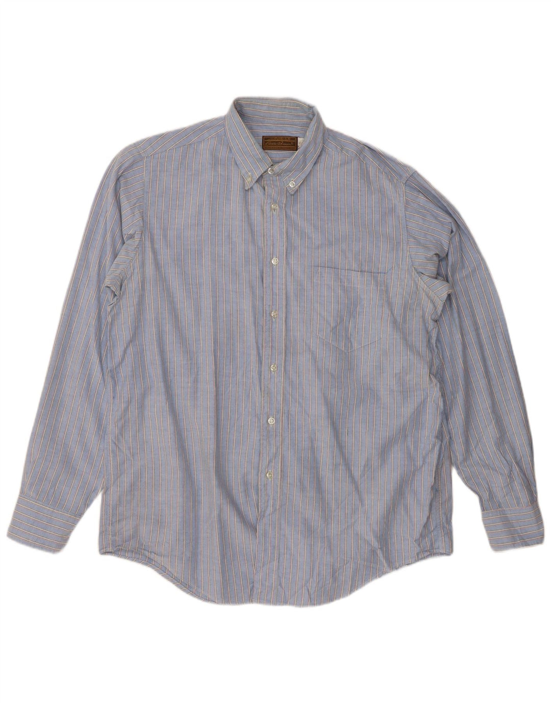Cămașă pentru bărbați EDDIE BAUER XL Blue Pinstripe
