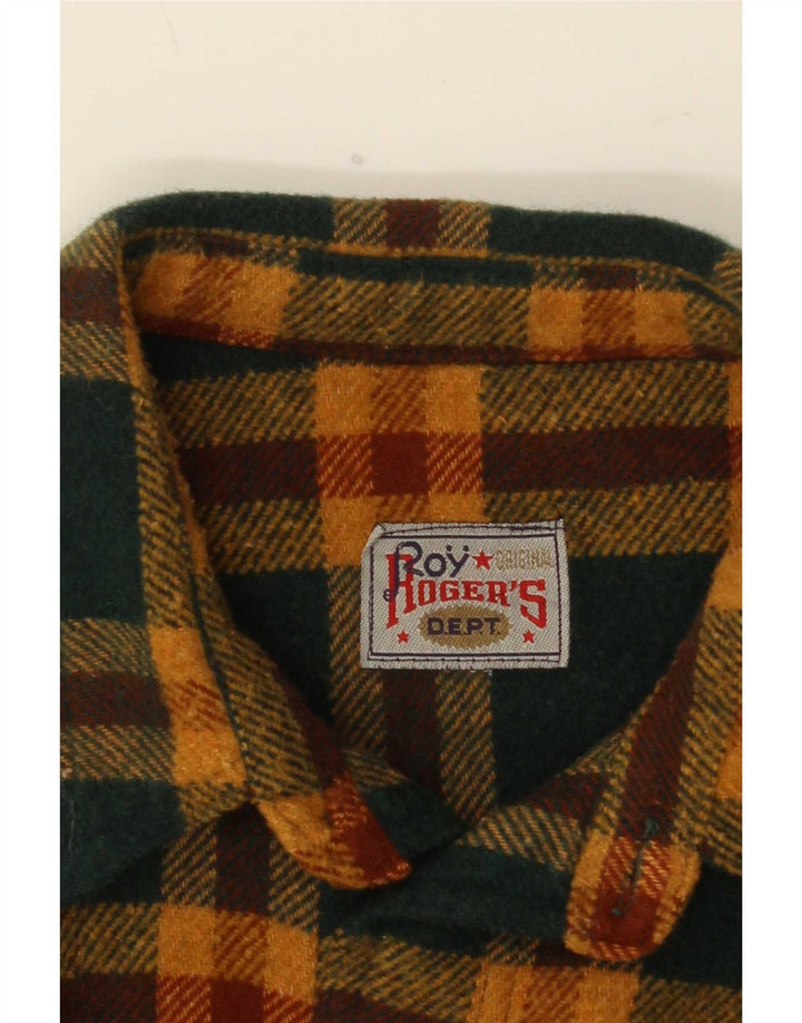 Cămașă pentru bărbați Roy Rogers Cămașă de flanel mare, verzi