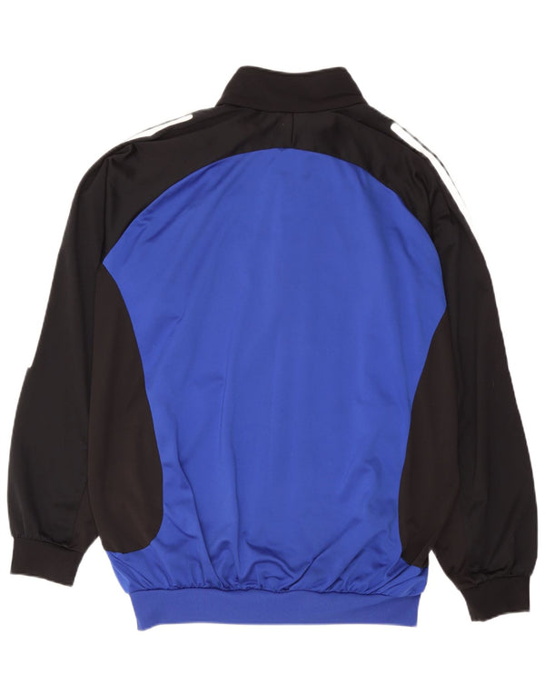 Jachetă de trening pentru bărbați Adidas UK 46/48 XL, albastru, poliester color bloc