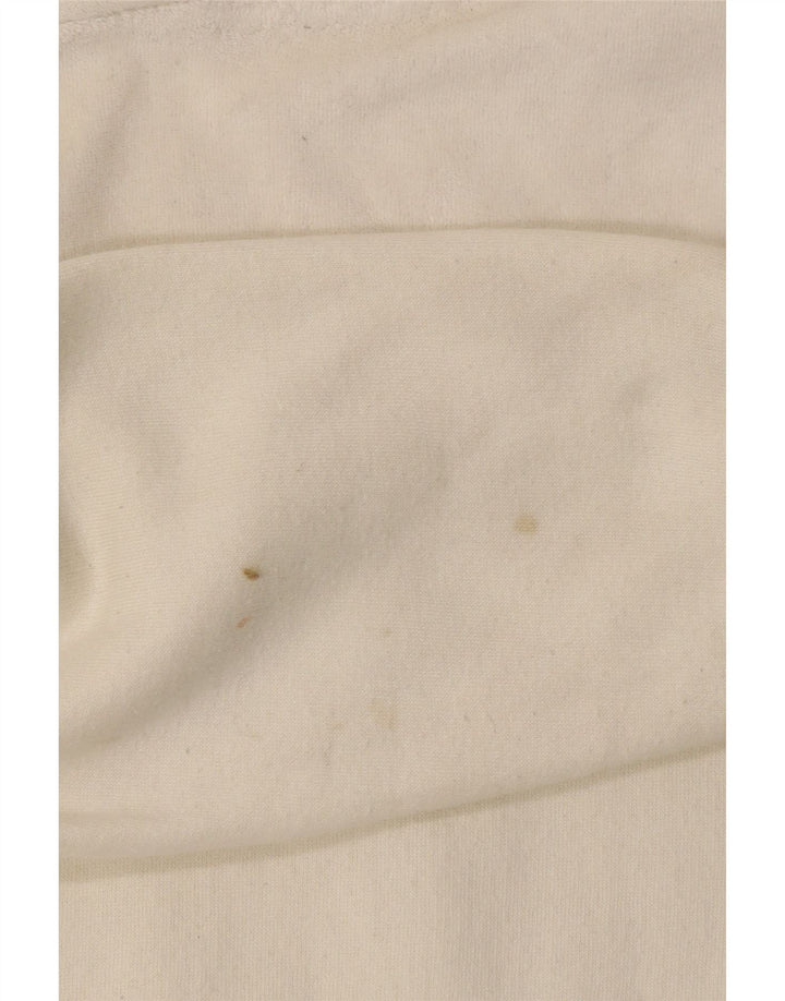 Pulover pentru femei CHAMPION, cu glugă, cu glugă, UK 14, bumbac alb, mediu