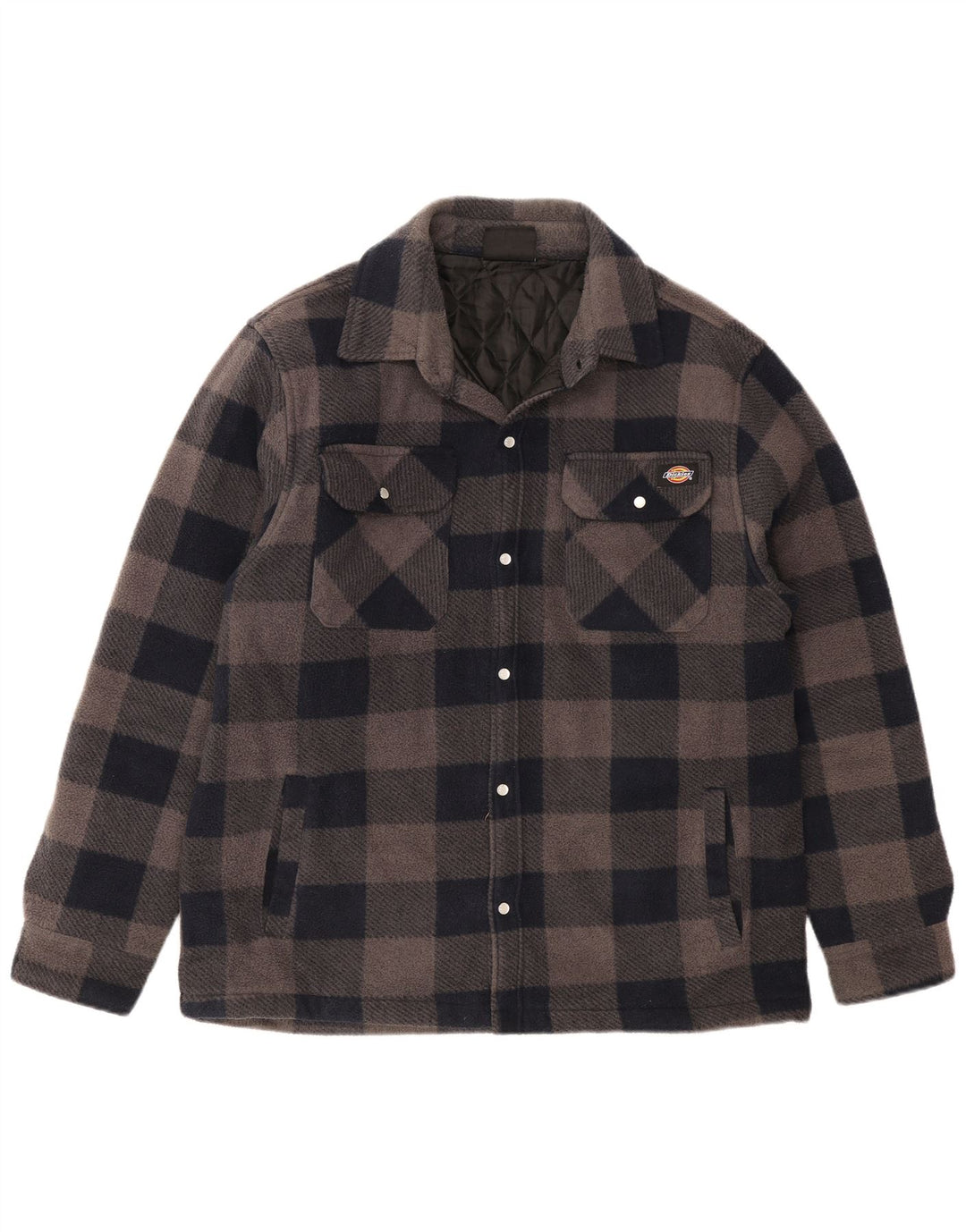 Cămașă din flanel pentru bărbați Dickies Lumberjack Poliester cu carouri mari bleumarin