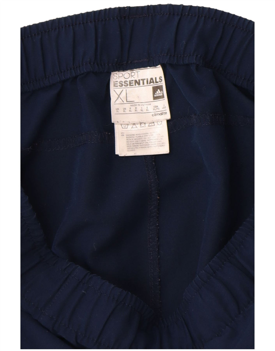 Pantaloni de trening ADIDAS Climalite pentru bărbați XL poliester bleumarin