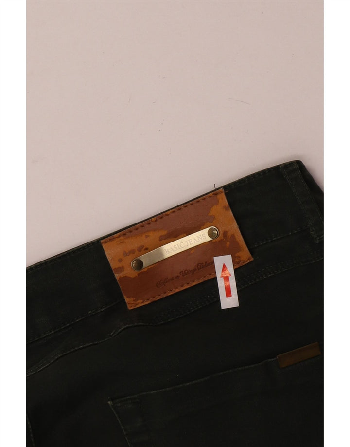 Blugi Zara femei Crop Slim EU 40 Medium W30 L24 Verde
