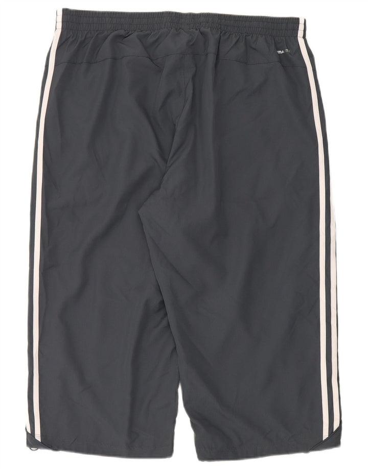 Pantaloni scurți sport Bermuda Adidas pentru bărbați XL poliester gri