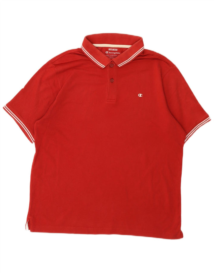 Tricou polo pentru bărbați CHAMPION Easy Fit, roșu mic