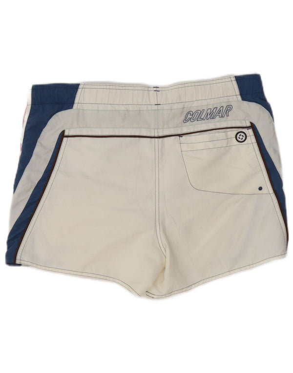 Pantaloni scurți de înot Colmar pentru bărbați EU 46 Mici, alb, bloc de culoare