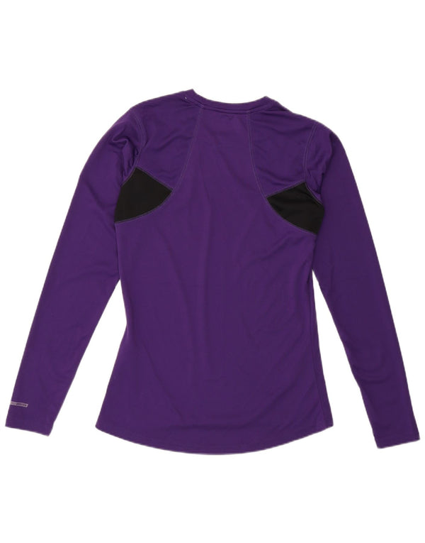 Mountain Warehouse pentru femei IsoCool Top cu mânecă lungă UK 8 Small Purple