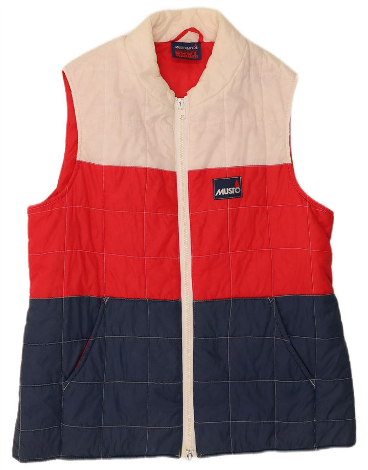 Musto Gilet Captusit pentru Barbati UK 38 Medium Multicolor Colorblock Nylon