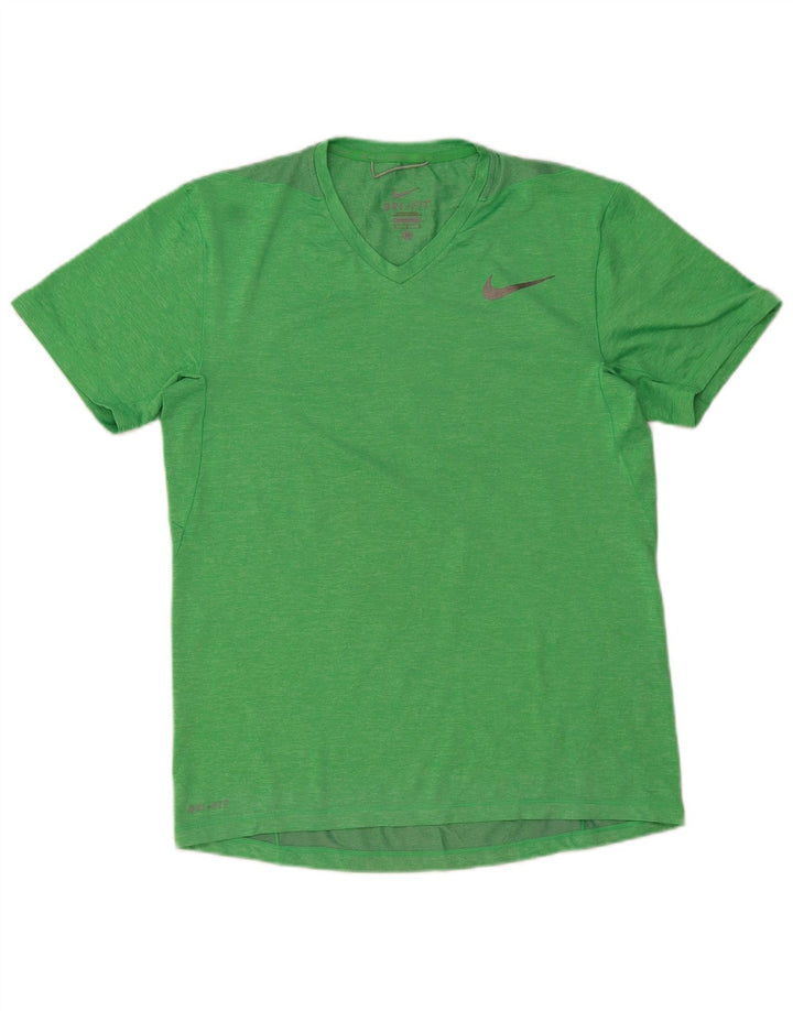 Tricou pentru bărbați Nike Dri Fit Top verde mediu