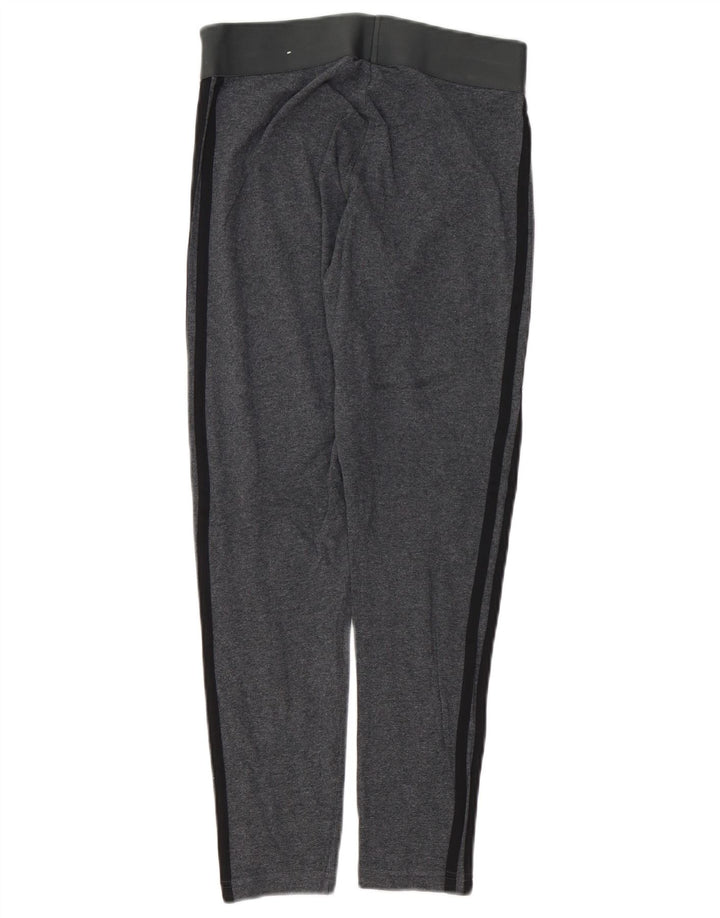 Leggings pentru femei ADIDAS UK 8/10 mic bumbac gri