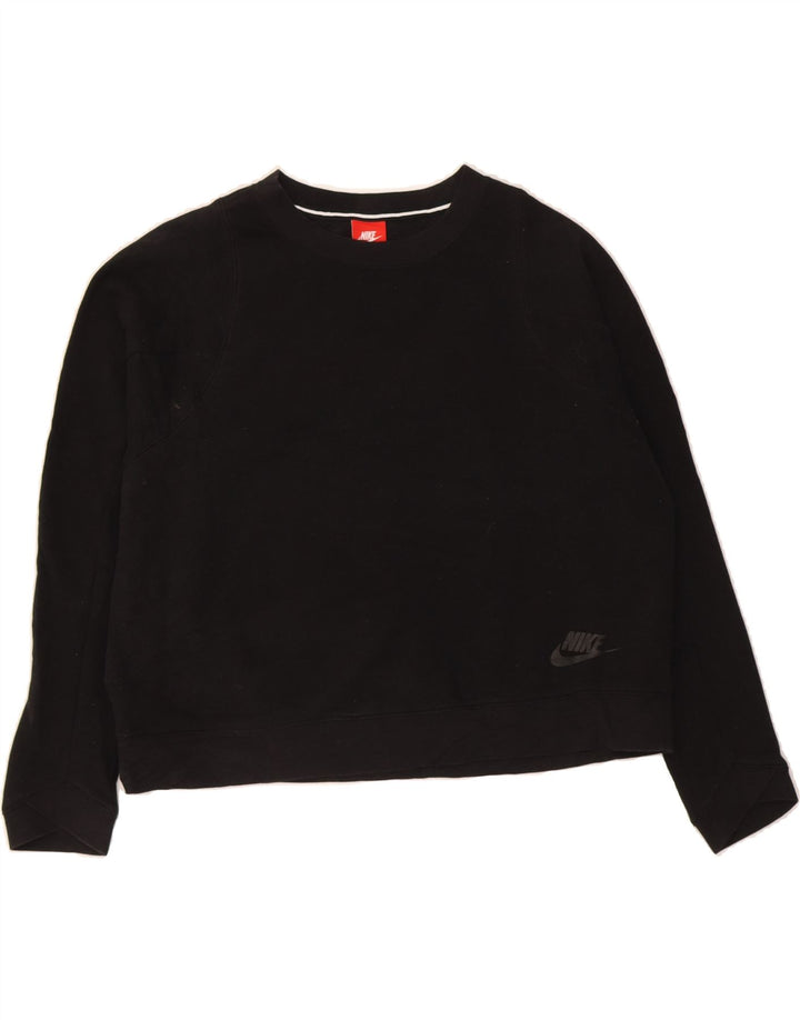NIKE Womens Sweatshirt Jumper UK 16 Large Black Cotton Vintage Nike and Second-Hand Nike from Messina Hembry 