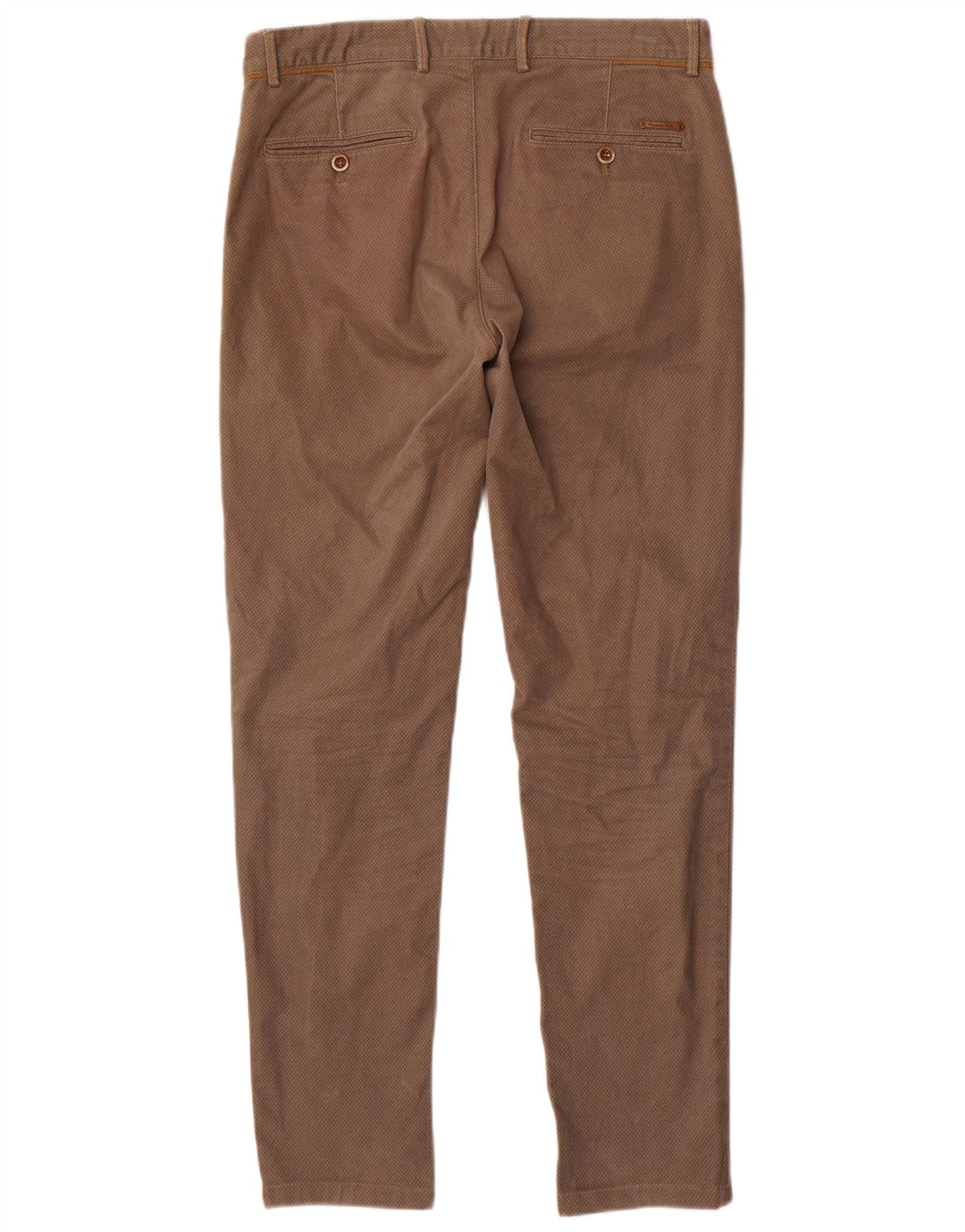 MASSIMO DUTTI Pantaloni Chino Slim Fit pentru bărbați EU 40 Medium W31 L30 Maro