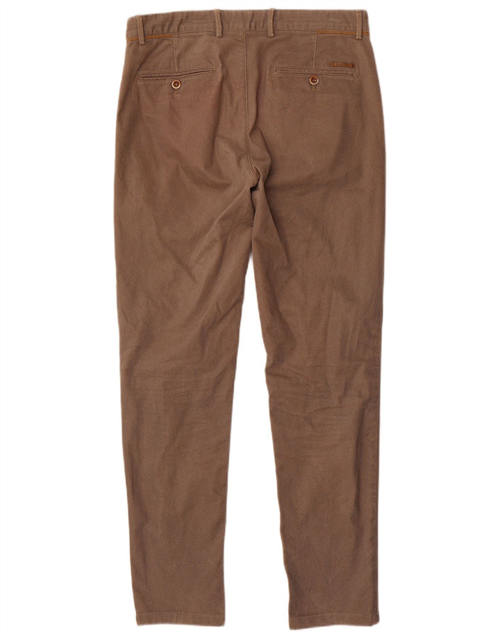 MASSIMO DUTTI Pantaloni Chino Slim Fit pentru bărbați EU 40 Medium W31 L30 Maro