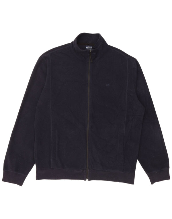 Jachetă fleece pentru bărbați CHAMPION UK 44 2XL bleumarin poliester