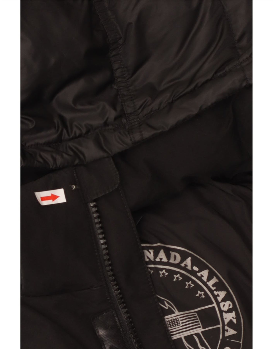 Jachetă căptușită cu glugă pentru bărbați CANADIENS IT 56 3XL Poliester negru