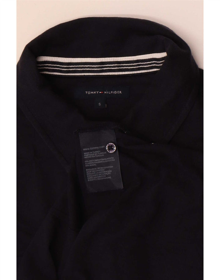 Cămașă pulover pentru femei Tommy Hilfiger UK 10 mic bumbac bleumarin