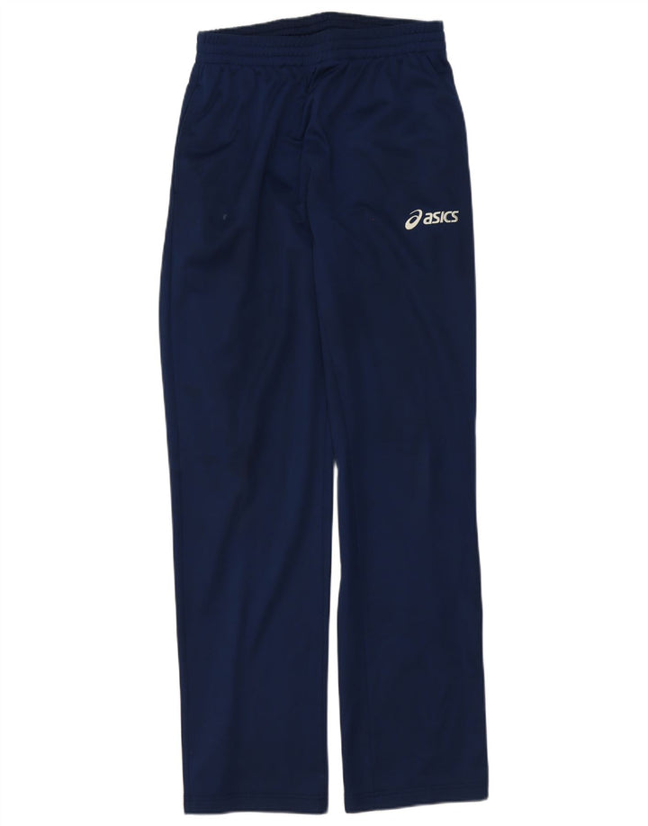 Pantaloni de trening obișnuiți pentru bărbați Asics, poliester mediu albastru bleumarin