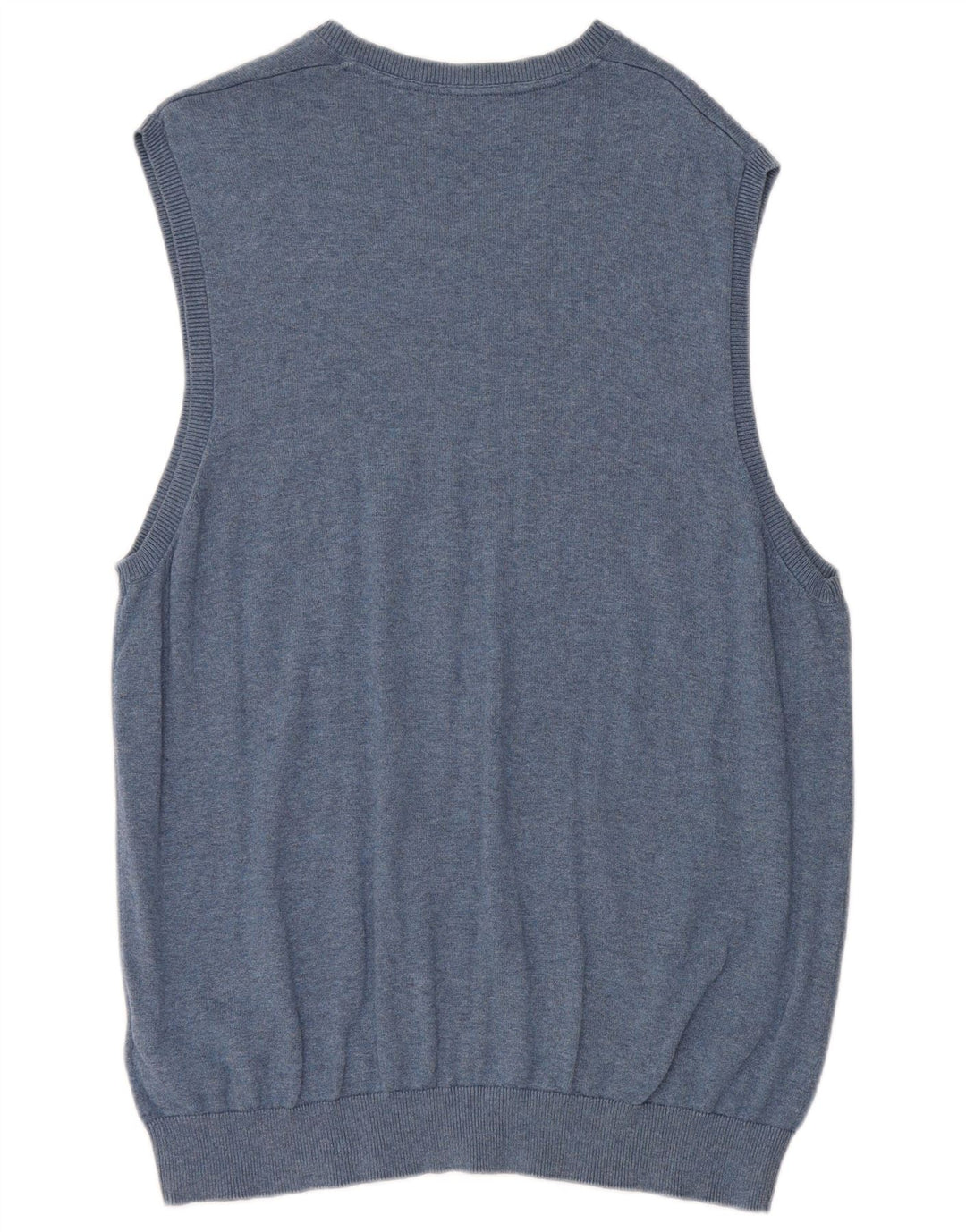 Marks & Spencer Mens Vest Tank Top XL Blue Bumbac