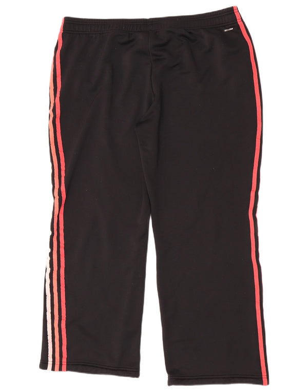Pantaloni de trening Adidas pentru femei UK 20/22 XL Poliester negru