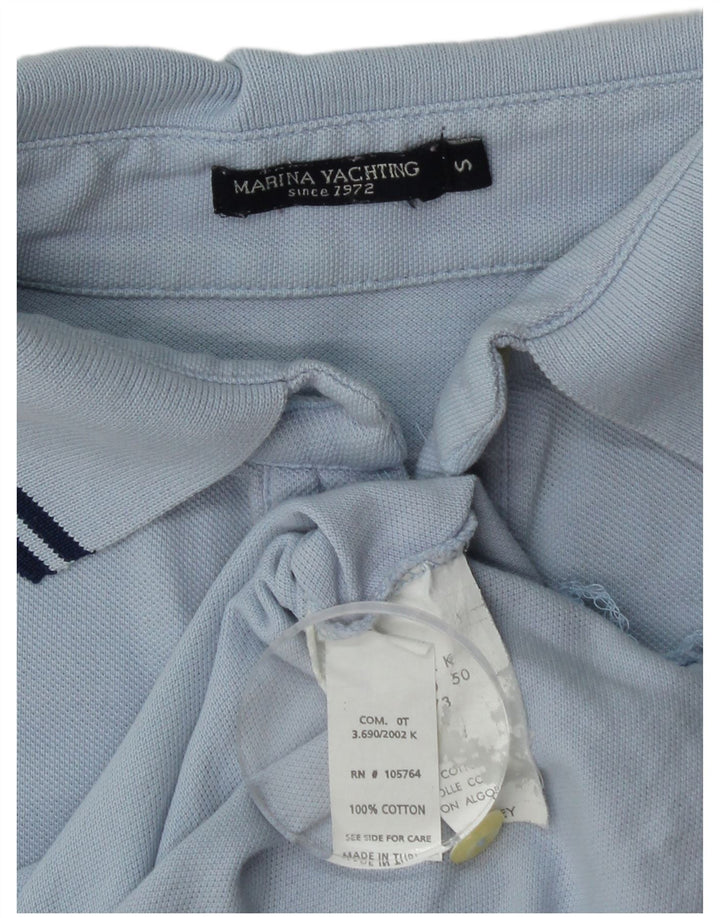Marina Yachting Tricou polo cu grafic pentru femei UK 10 Bumbac albastru mic
